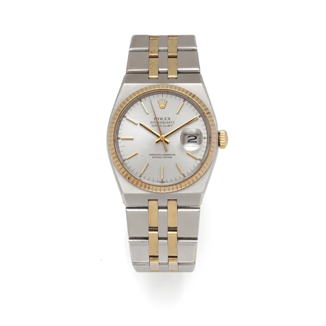Rolex Datejust OysterQuartz Ref. 17013 Blue Dial kol saati