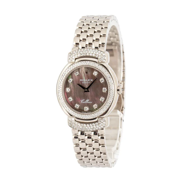 Rolex Cellini 6673 White Gold 6673/9 kol saati
