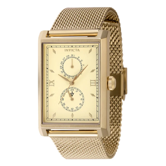 Invicta Vintage Elogia Watch - 40 mm. Gold (46862) kol saati