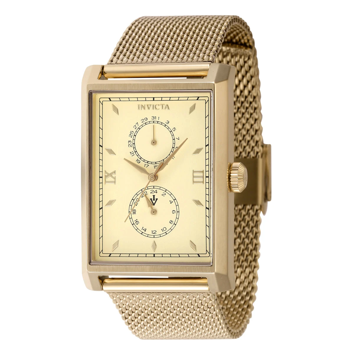 Invicta Vintage Elogia Watch - 40 mm. Gold (46862) 40 mm kol saati