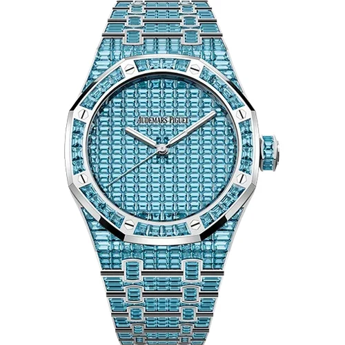 Audemars Piguet Selfwinding Blue Topaz "50th Anniversary" 15514BC.TO.1284BC.01 kol saati