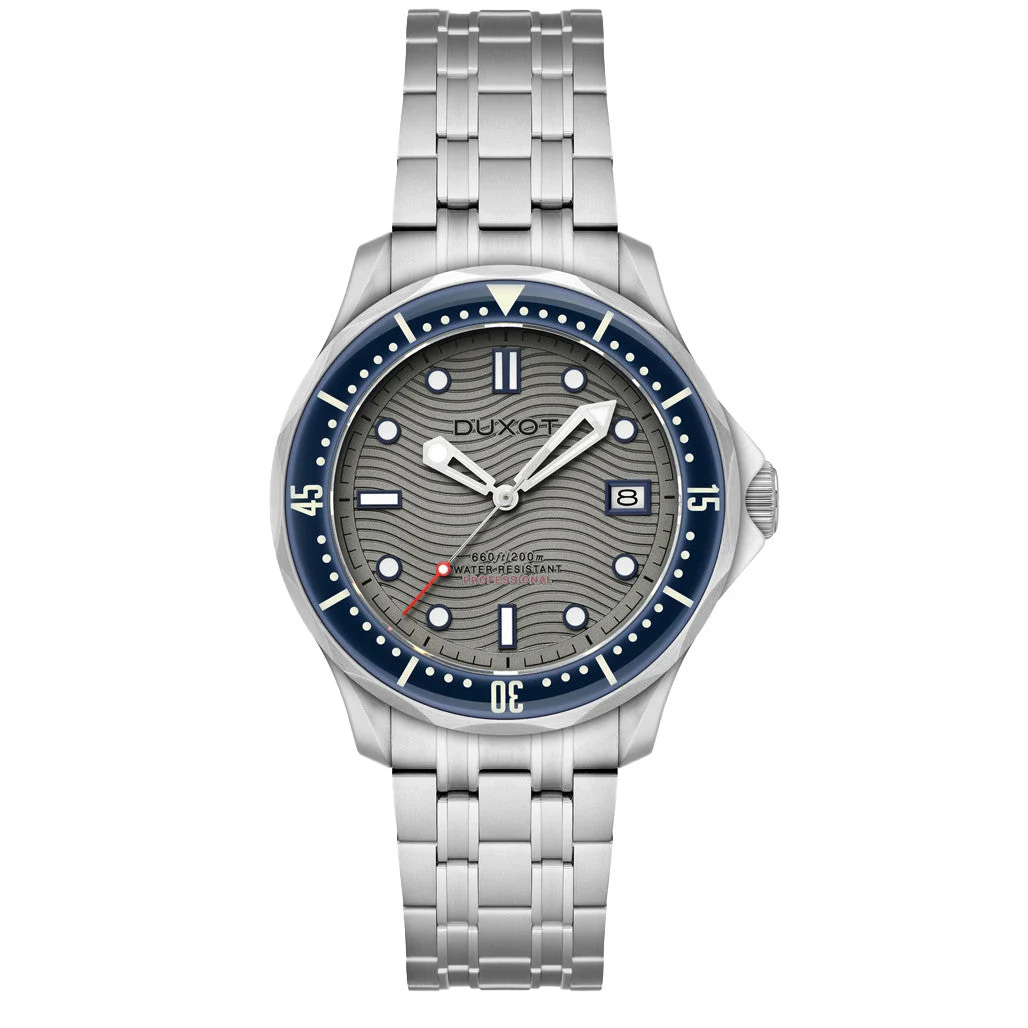 Duxot Henri Diver Automatic with Slate Grey Dial #DX-2060-66 kol saati