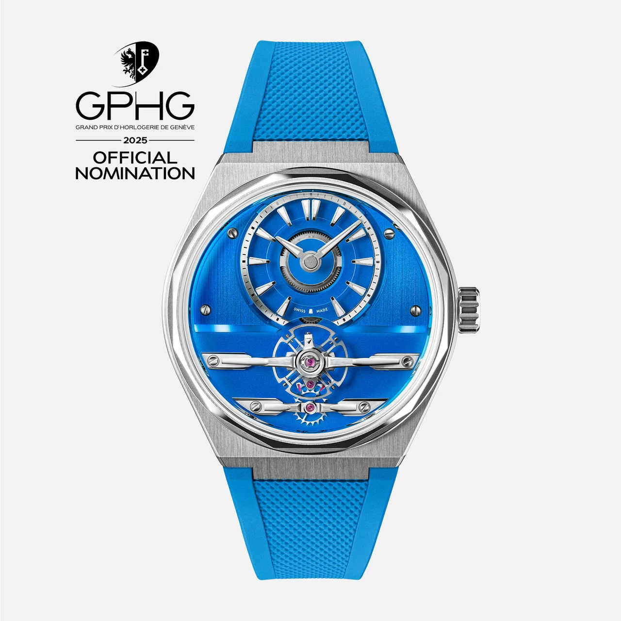 Christopher Ward The C12 Loco C12-41H6D1-S00B0-RB 41 mm kol saati