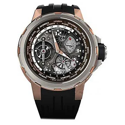 Richard Mille Jean Todt Worldtimer RM 58-01 50 mm kol saati