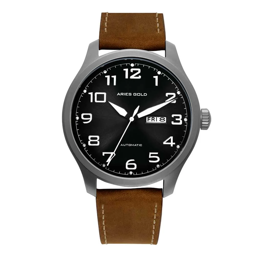 Aries Gold Aries Gold G 9017 S-BK 45 mm kol saati
