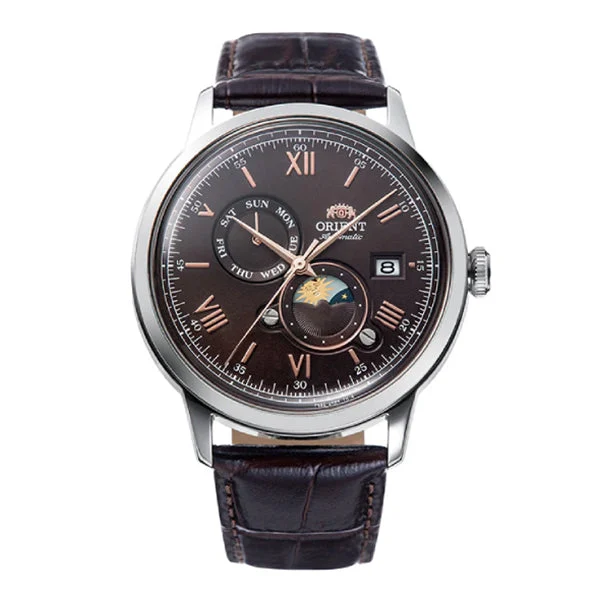 Orient Sun & Moon OW-RA-AK0804Y00C 42 mm kol saati