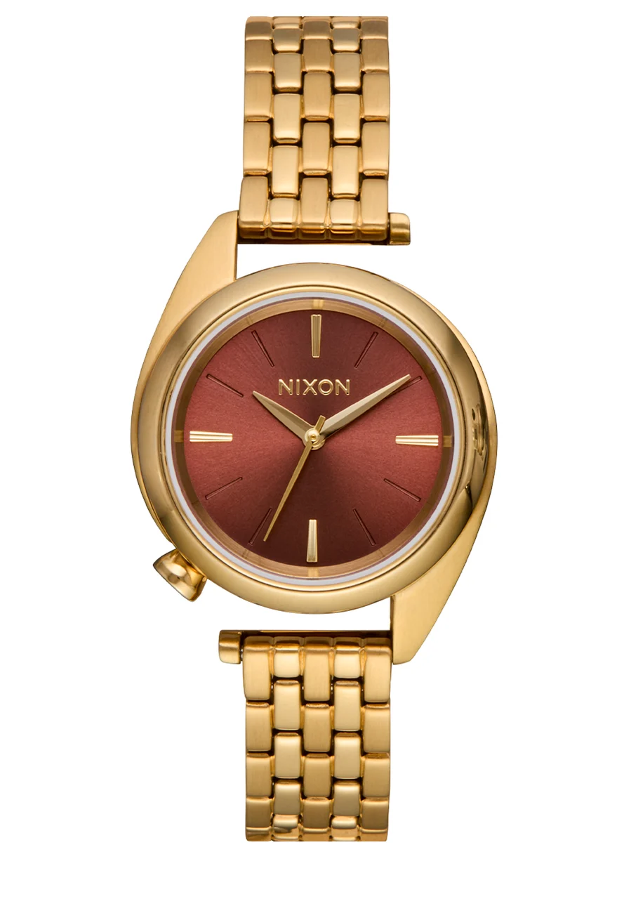 Nixon US Eddy - All Gold / Cognac A1459-5395-00 29 mm kol saati