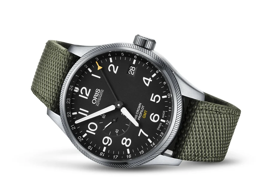 Oris Big Crown ProPilot GMT, Small Second 01 748 7710 4164-07 5 22 14FC 45 mm kol saati