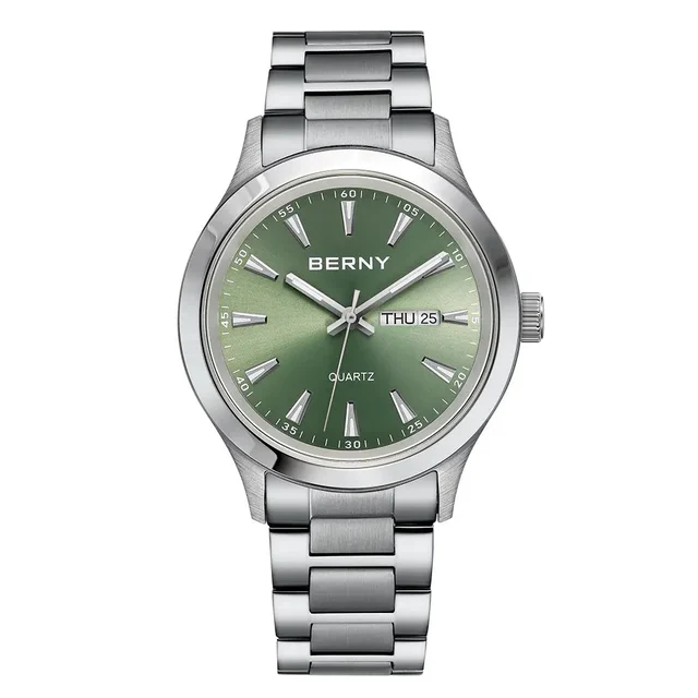 BERNY Men Quartz Dress Watch-2676M 2676M-RD kol saati
