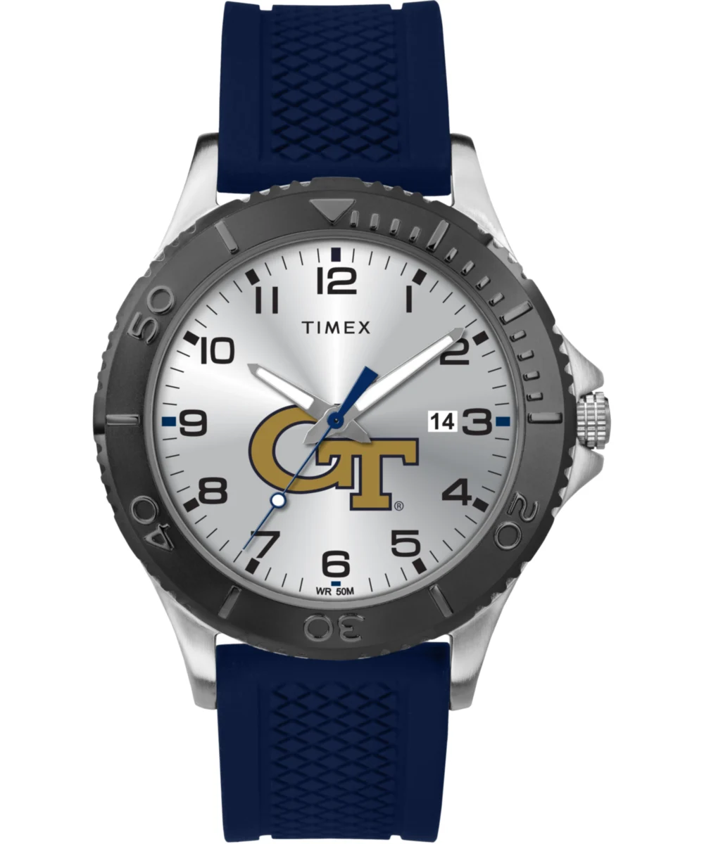 Timex Gamer Navy Georgia Tech Yellow Jackets TWZUGETME 42 mm kol saati