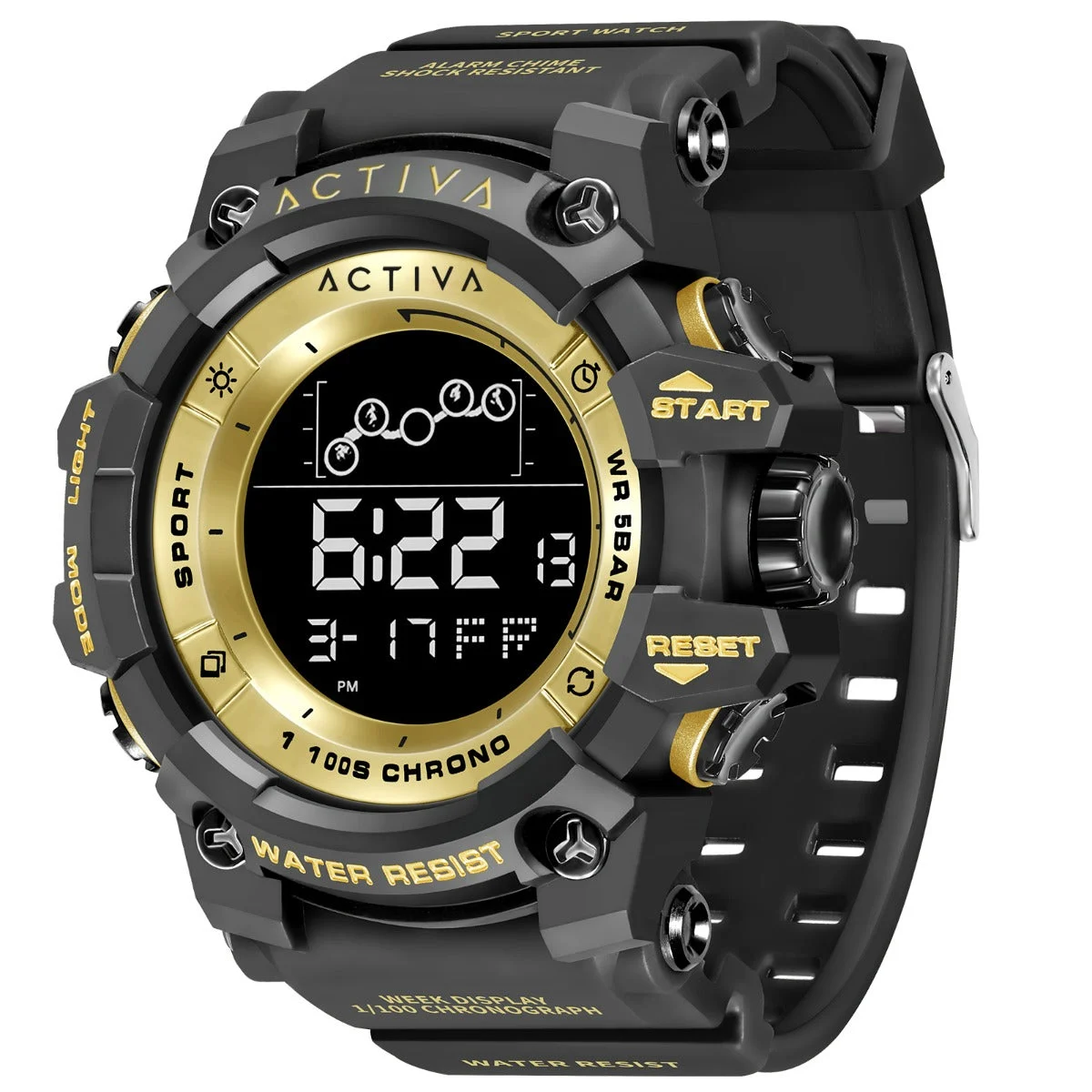 Activa Summit X Invicta Digital Watch - 50mm. Black (ACW8082-005) 50 mm kol saati