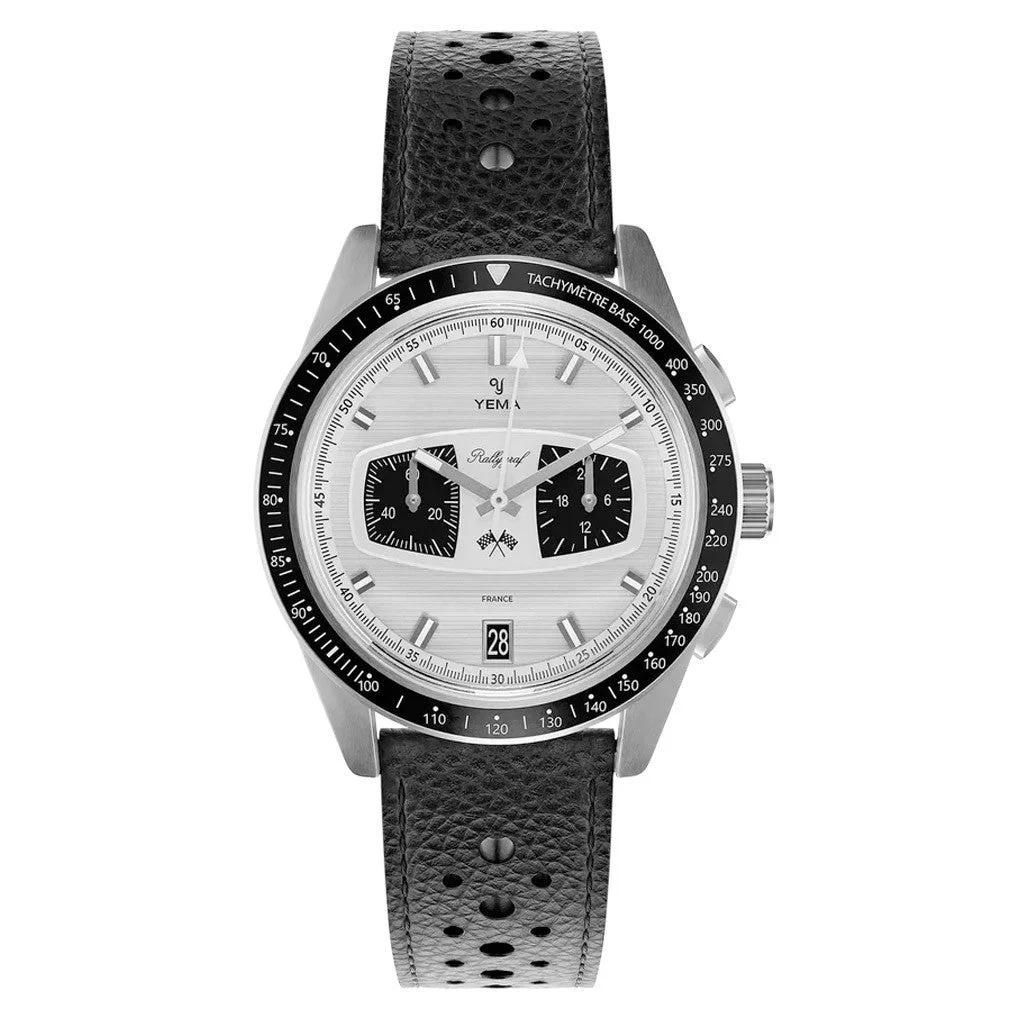 Yema Rallygraf II Panda Meca-Quartz Chronograph # -15 YEMA-15 47 mm kol saati