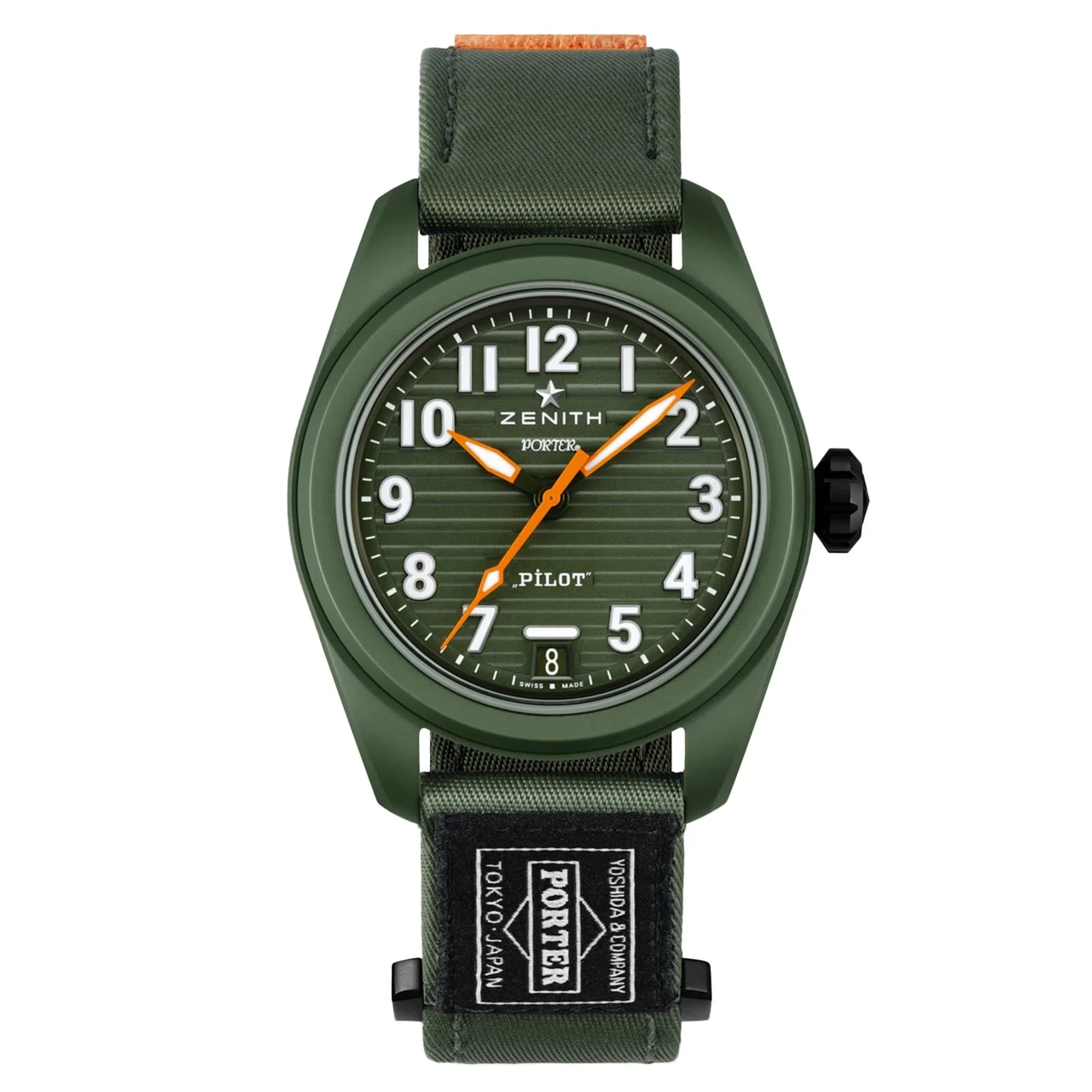 Zenith Pilot 17641019 40 mm kol saati