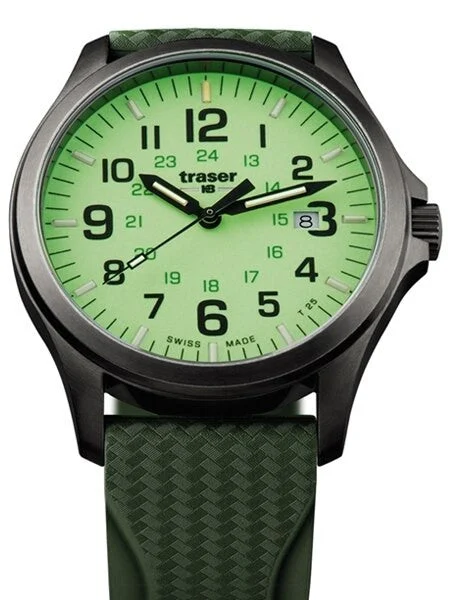 Traser Officer Pro Luminous Dial Watch with an Anti-Reflective Sapphire Crystal #107424 ko