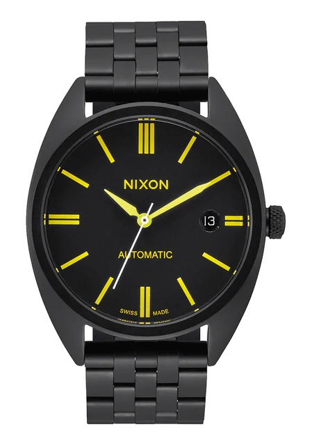 Nixon US Supremacy - Black / Yellow A353-293-00 kol saati