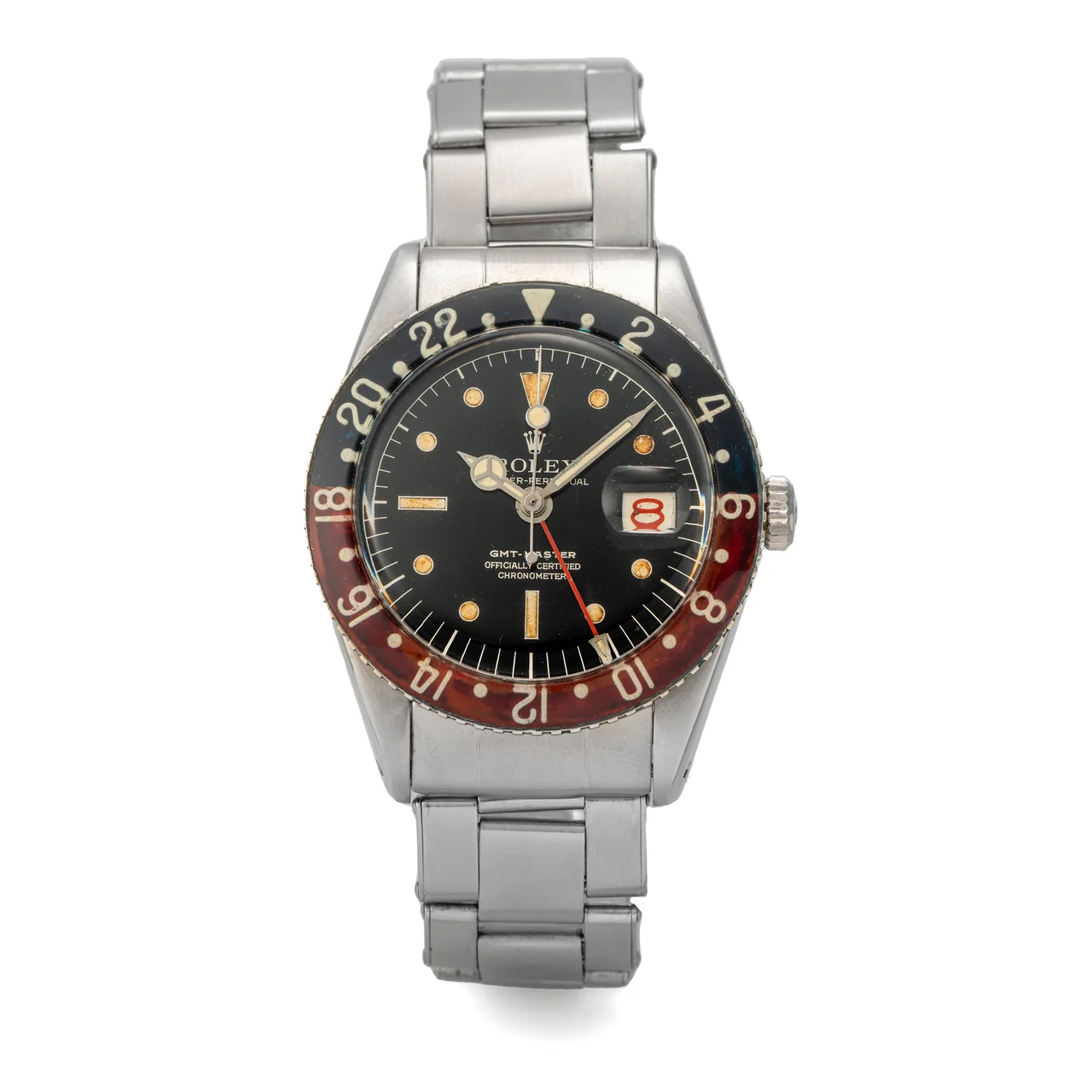Rolex ROLEX REF. 6542 GMT BAKELITE BEZEL STEEL 38 mm kol saati