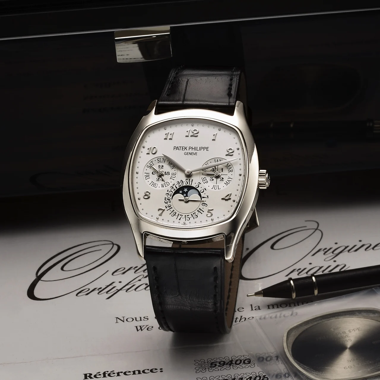 Patek Philippe PATEK PHILIPPE REF. 5940 PERPETUAL CALENDAR AUTOMATIC WHITE GOLD kol saati
