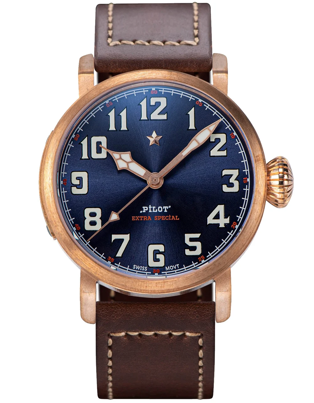 Sugess Pilot Master S408.03 42 mm kol saati