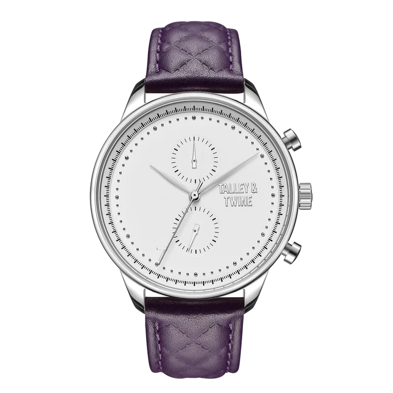 Talley & Twine Watch Company W-wht-purple 41 mm kol saati