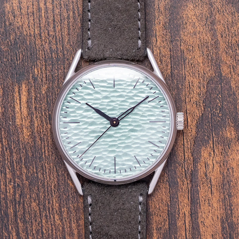 anOrdain Model 3 Model 3 Lichen Green 39 mm kol saati