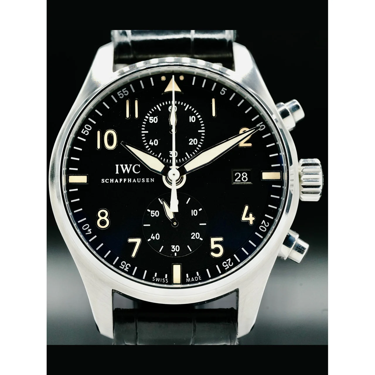 IWC Pilot's Watch Chronograph Edition IW387808 210000036682 43 mm kol saati