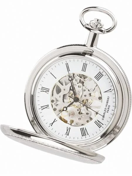 Charles Hubert Paris Charles-Hubert Mechanical Pocket Watch with Two Tone Front Cover #386