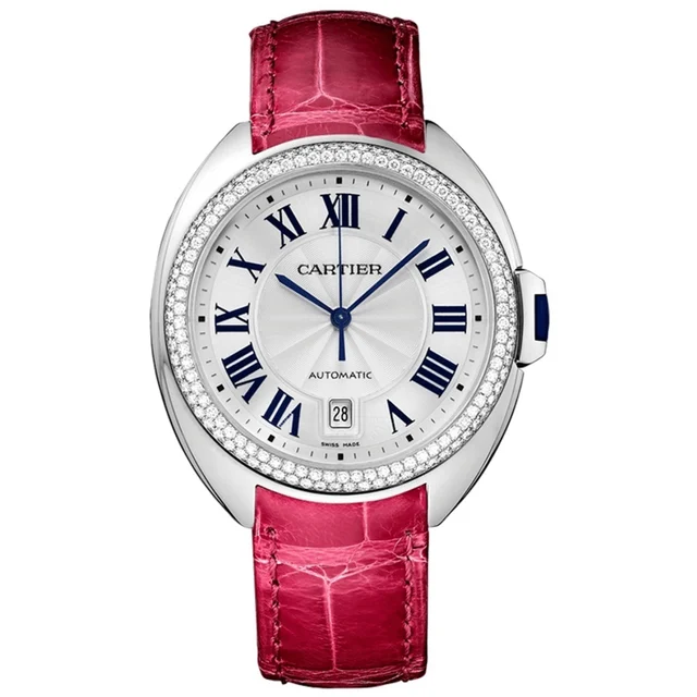 Cartier White Gold Silver Dial Cartier Clé de Cartier WJCL0011 40MM White Gold Silver Dial