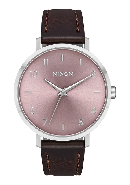 Nixon US Arrow Leather - Silver / Pale Lavender A1091-2878-00 kol saati