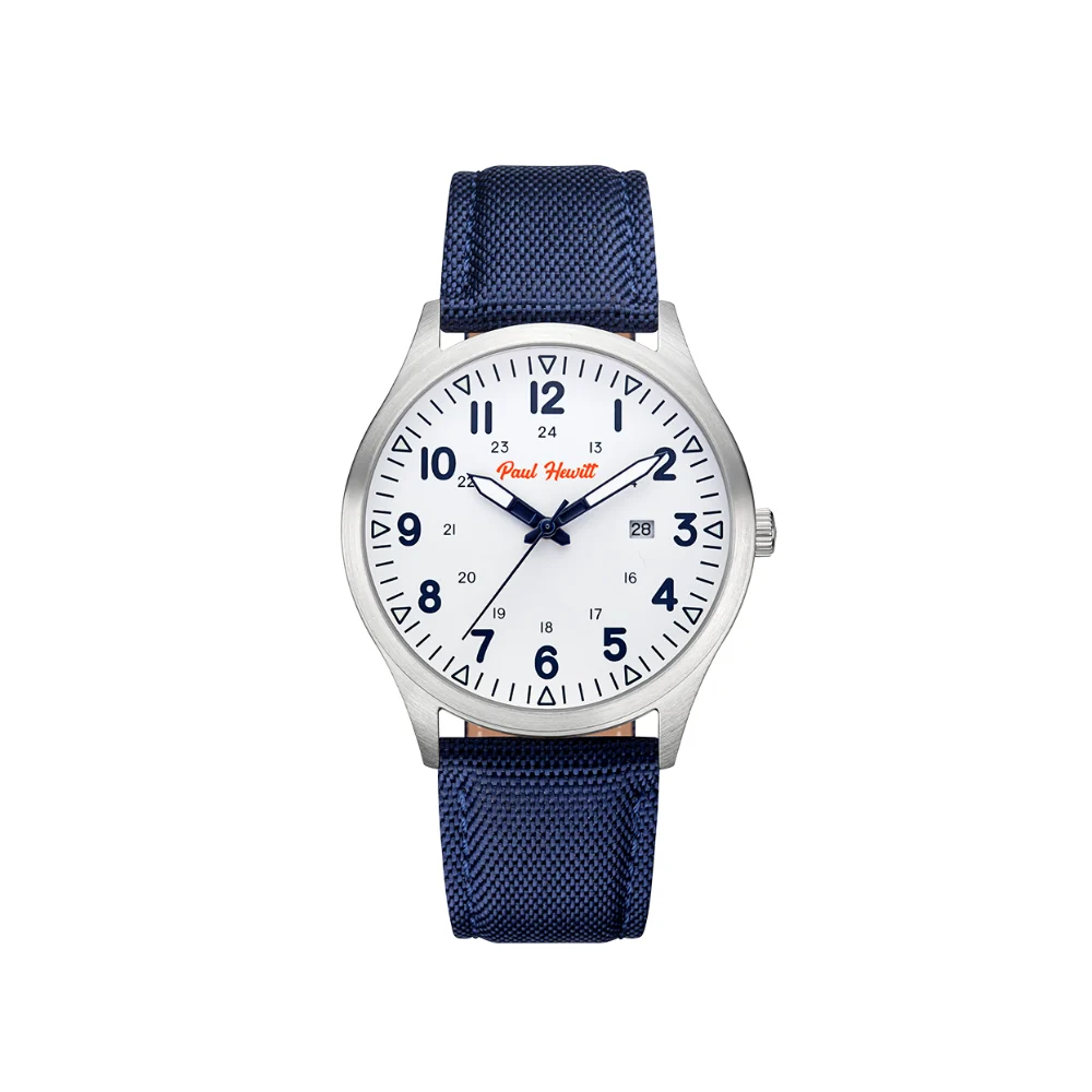 Default Captain's Field Watch Ocean blue PH-W-2038 kol saati