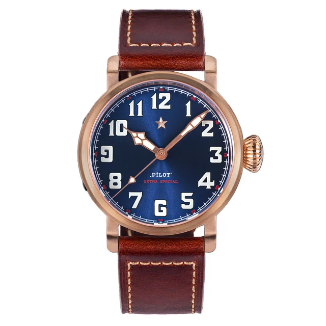 Sugess Pilot Master S408 Blue Dial ST2130 Automatic Movement CUSN8 BRONZE copy-of-pilot-ma