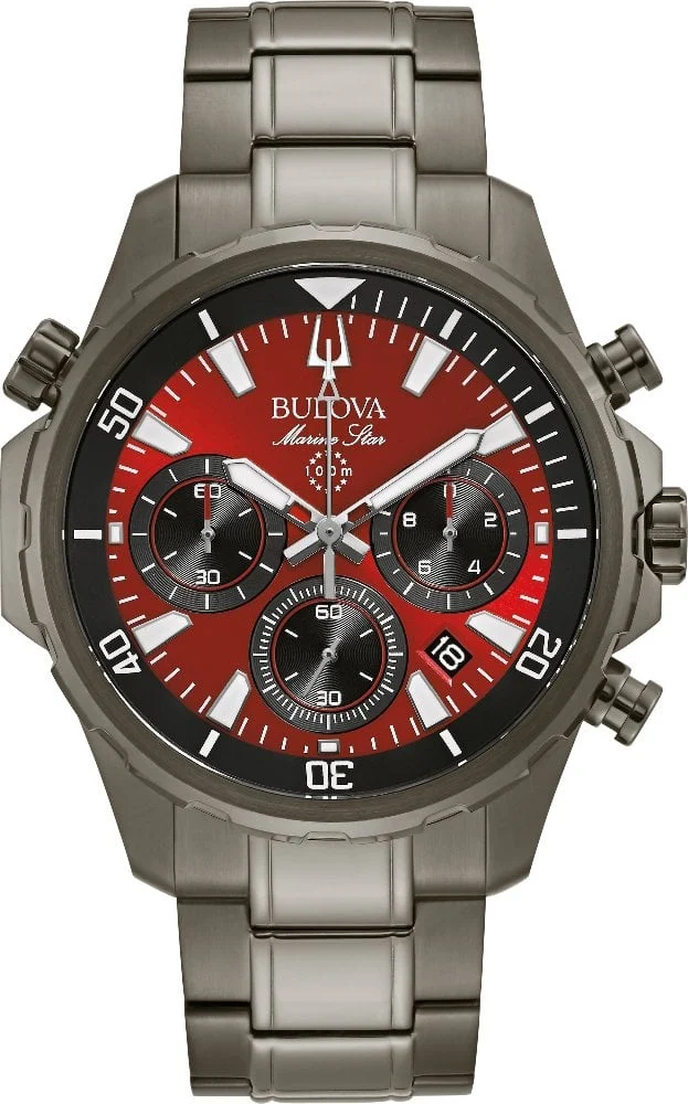 Bulova Marine Star Men's Chronograph 98B350 43 mm kol saati
