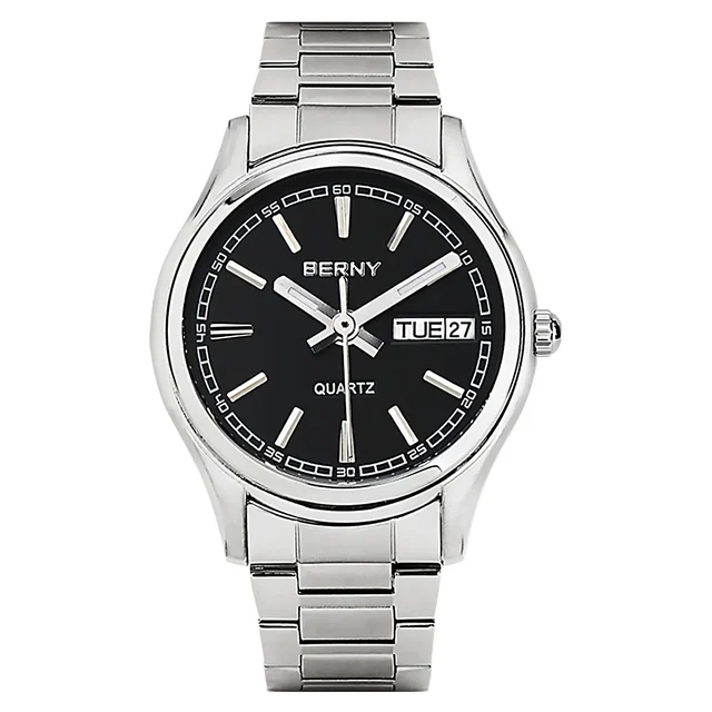 BERNY Men Quartz Business Watch-2651M 2651M-A kol saati