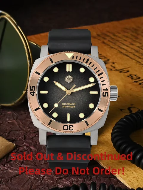 San Martin Titanium Diver Automatic San Martin 42mm NH35 Titanium Diver Watch For Men Auto