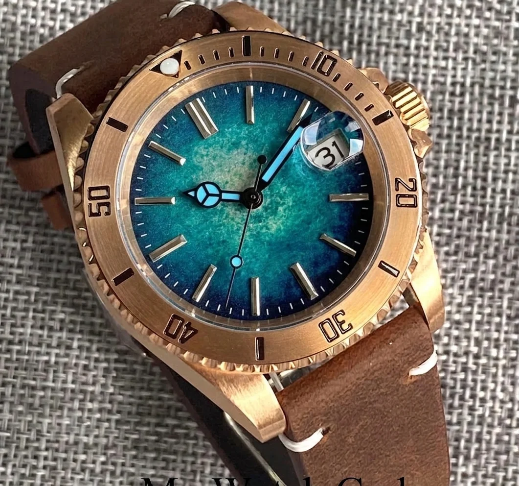 Tandorio Watches Solid Bronze Submariner Dive Watch Tandorio TD232K 20B CuSn8 Solid Bronze Submariner Dive Watch Tandorio TD232K 20B 40 mm kol saati