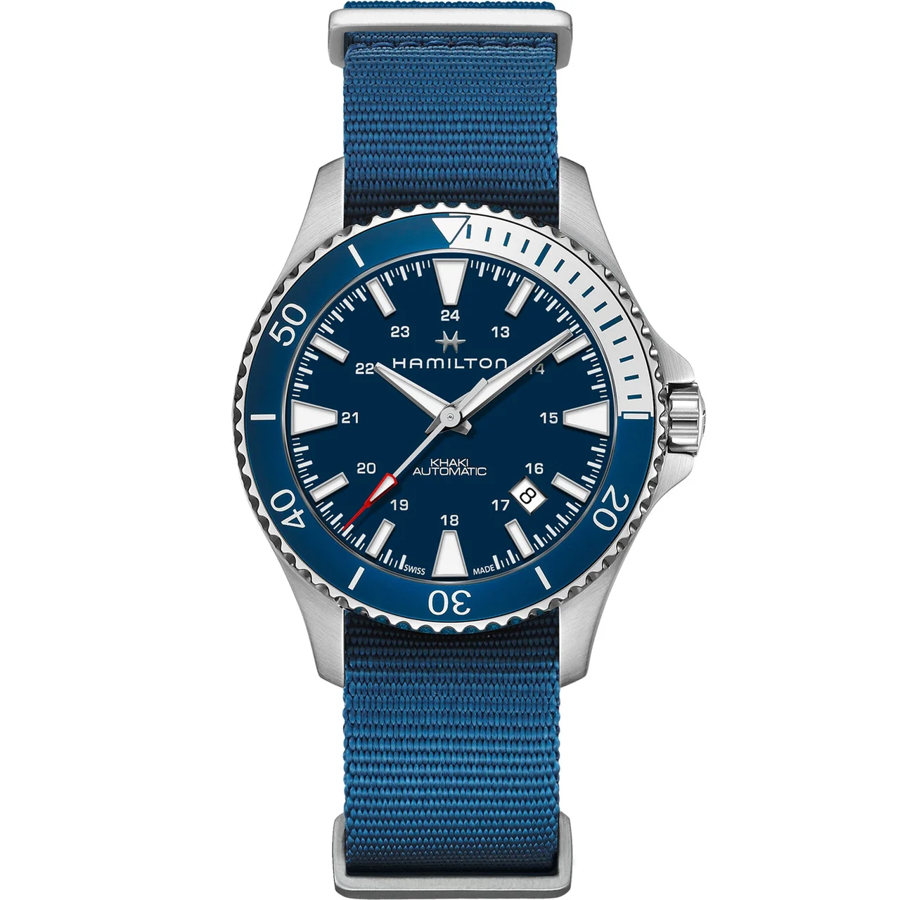 Hamilton Khaki Navy Scuba Auto H82345941 40 mm kol saati