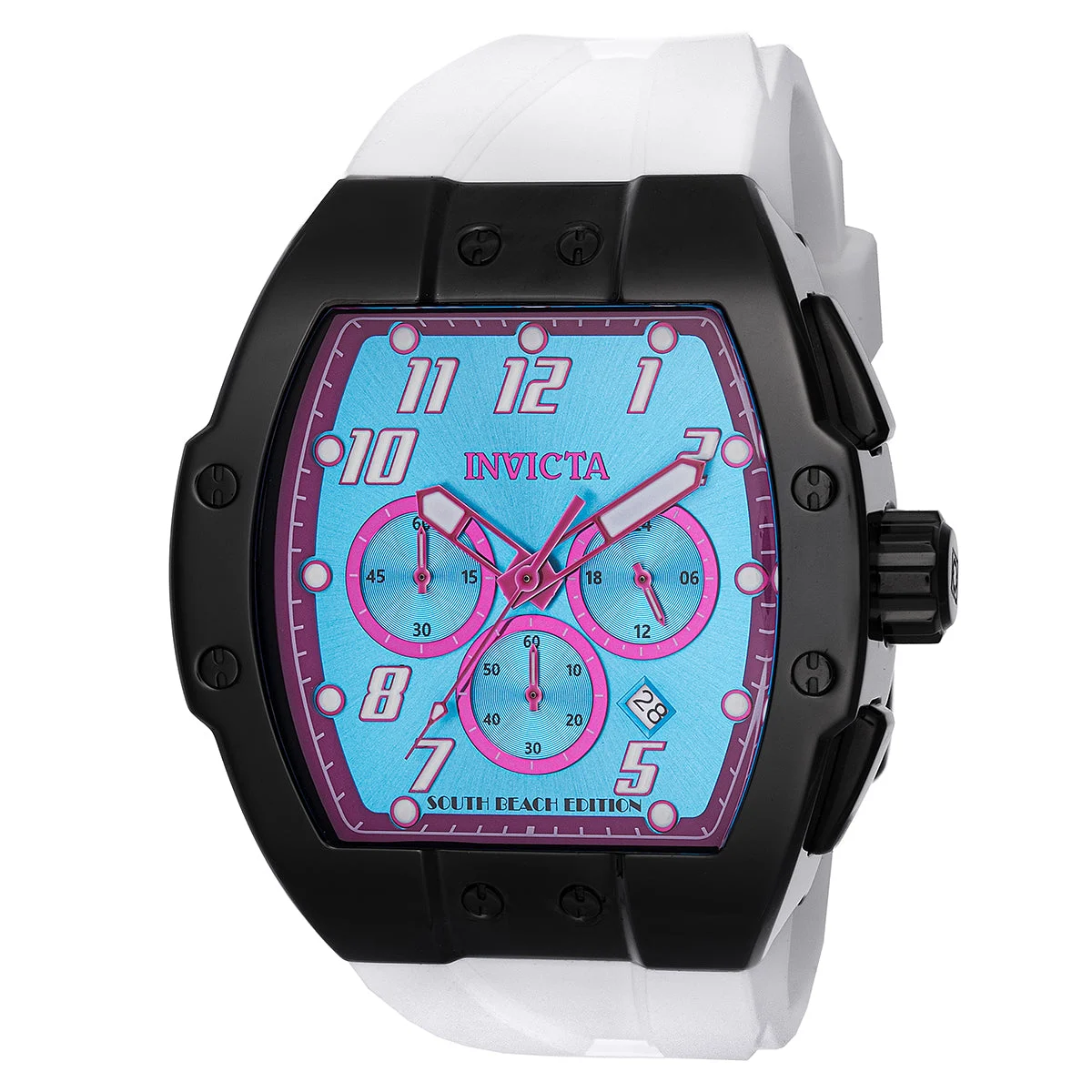 Invicta Racing South Beach Watch - 47mm, White (48940) 47 mm kol saati