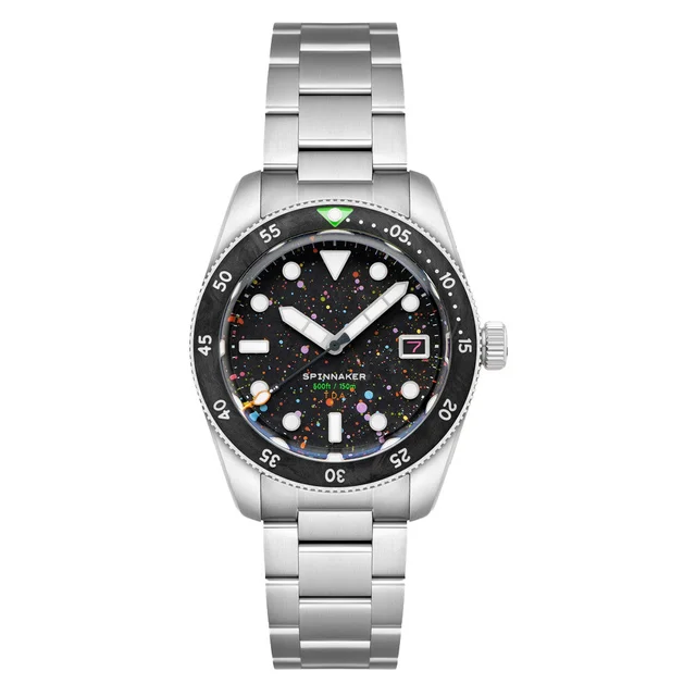 Spinnaker The Dial Artist LE Croft 39 Automatic Aurora Green Watch #SP-5141-44 kol saati