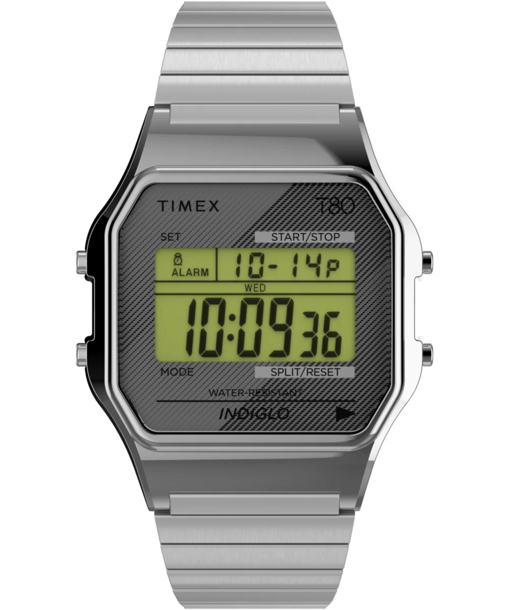 Timex Stainless Steel Expansion Band Watch TW2R79100 34 mm kol saati