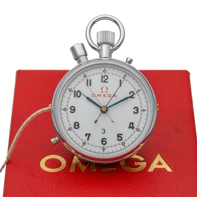 OMEGA OMEGA, REF. MG 1155, OLYMPIC SPLIT SECOND TIMER, CHROME kol saati