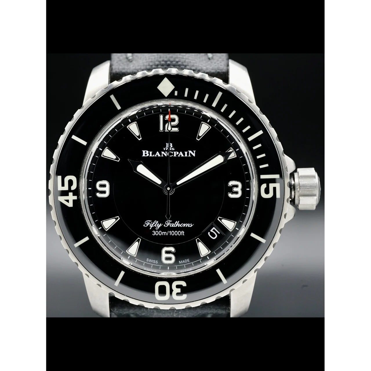 Blancpain Fifty Fathoms Titanium 5015-12B30-B52A 210000028883 kol saati