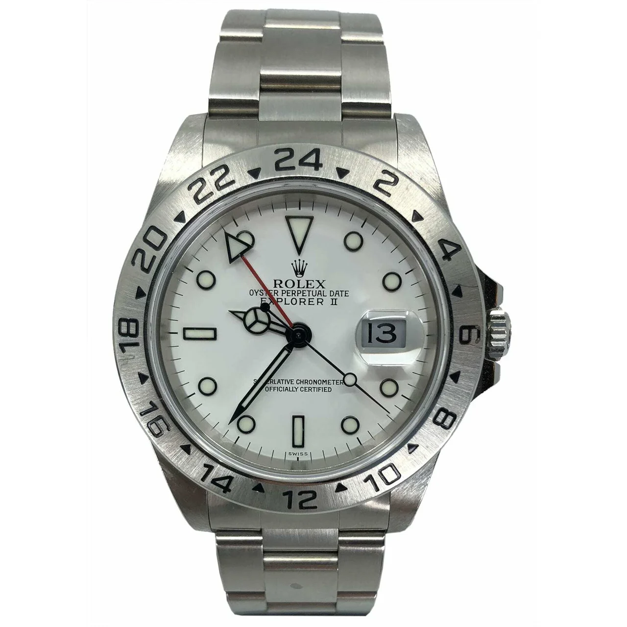 Rolex Explorer II White Dial 16570 CZ232 kol saati