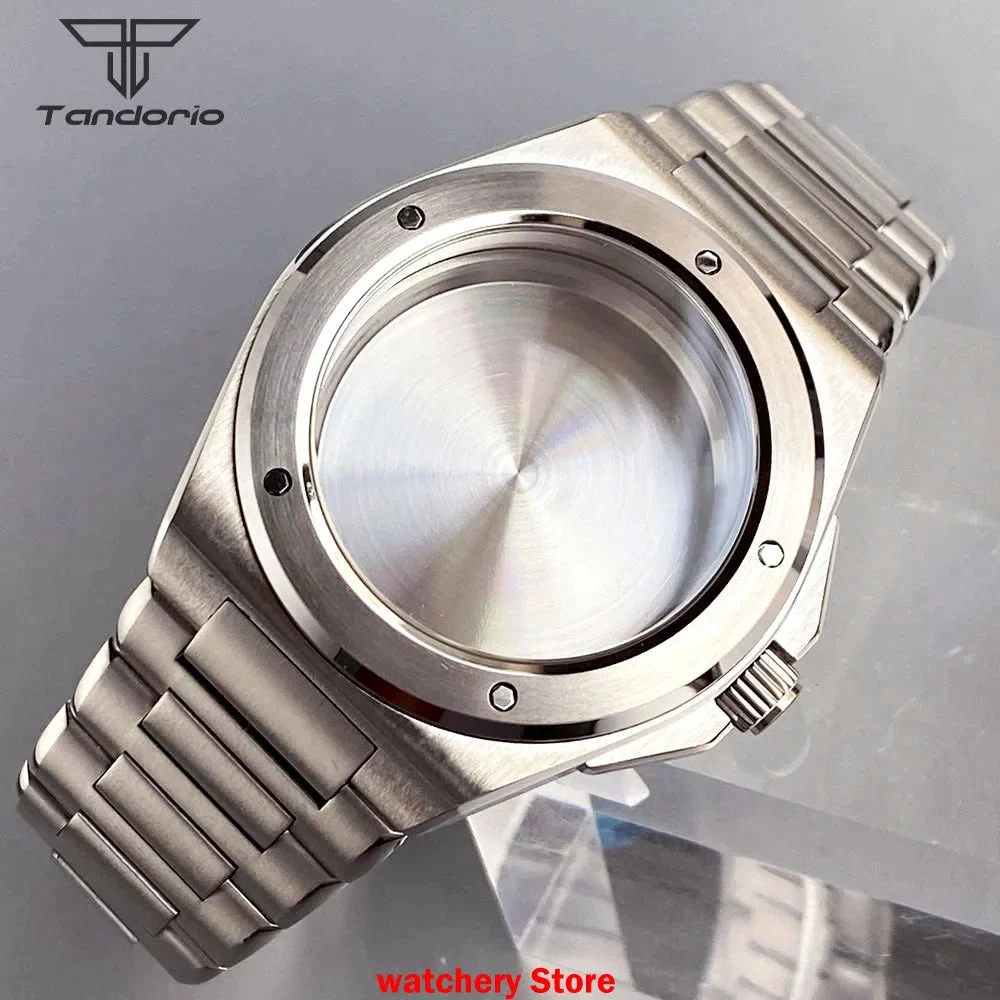Tandorio NEW Watch Case For Engineer Style 200m Waterproof Sapphire Glass Fit NH35 NH36 ETA2824 PT5000 Movement Watch Part 14:193#case bracelet;200000046:201718821#Fit ETA2824 PT5000 40 mm kol saati