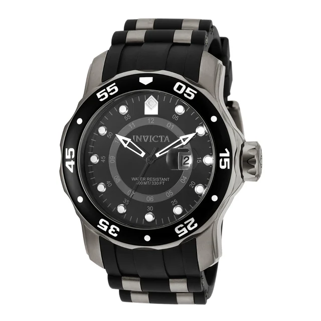 Invicta Pro Diver SCUBA Swiss Ronda 515.24H Caliber Watch - 48mm, Black, Gunmetal (6996) k