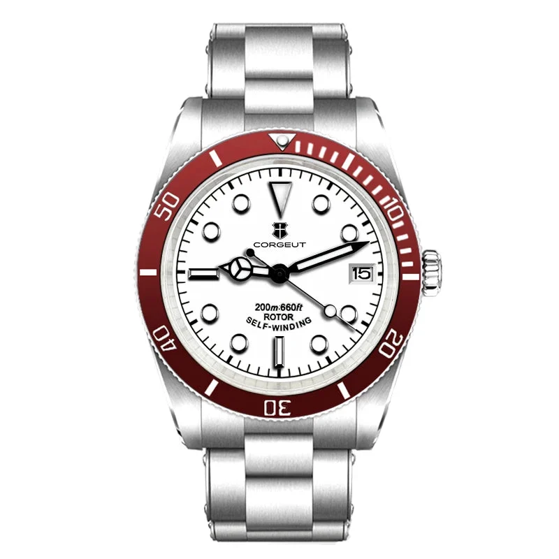 Tandorio Watches Corgeut Watch Diver CG2074 39mm NH35A Sapphire Crystal Ceramics Bezel 10Bar BB58 Mod 14:1254#20;5:646979416#NH35a 39 mm kol saati