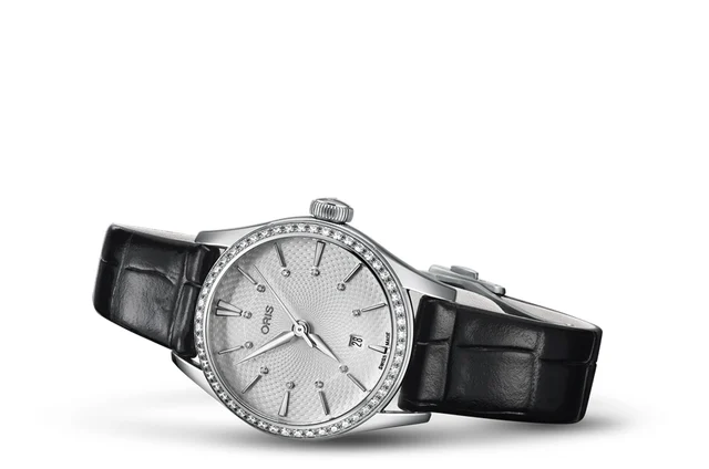 Oris Artelier Date Diamonds 01 561 7722 4951-07 5 14 64FC kol saati