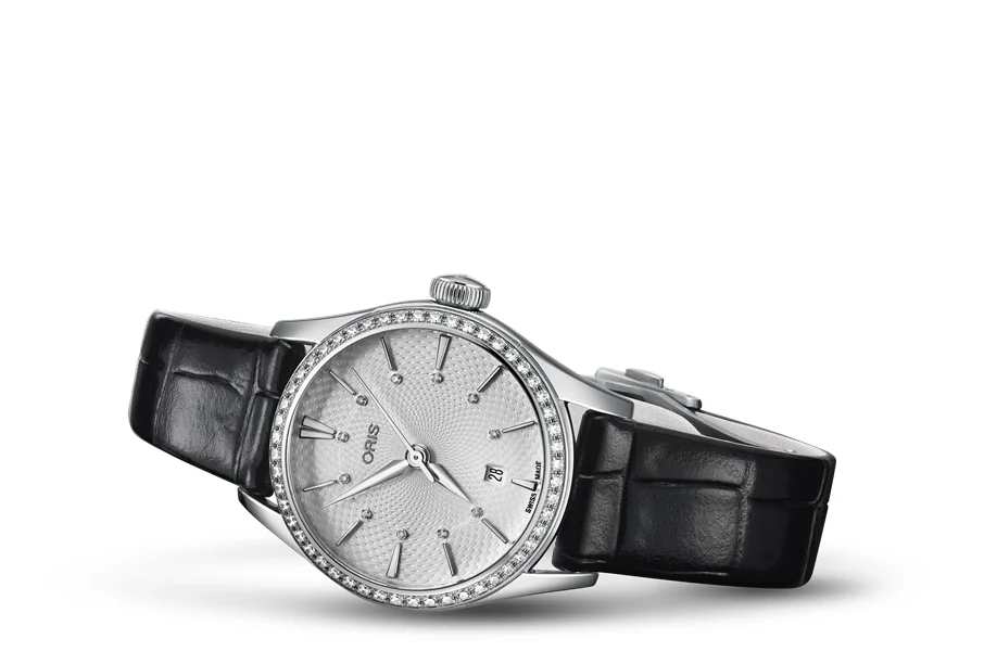 Oris Artelier Date Diamonds 01 561 7722 4951-07 5 14 64FC 28 mm kol saati