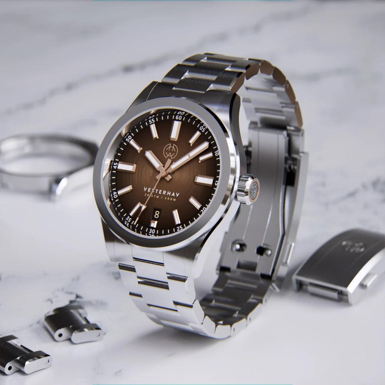 Henry Archer Vesterhav HAC-VES-WSA-3LI 38 mm kol saati