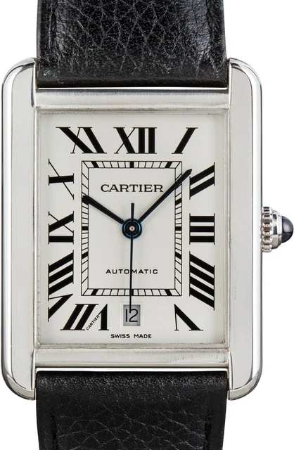 Cartier Tank Solo WSTA0029 XL Stainless Steel Model kol saati