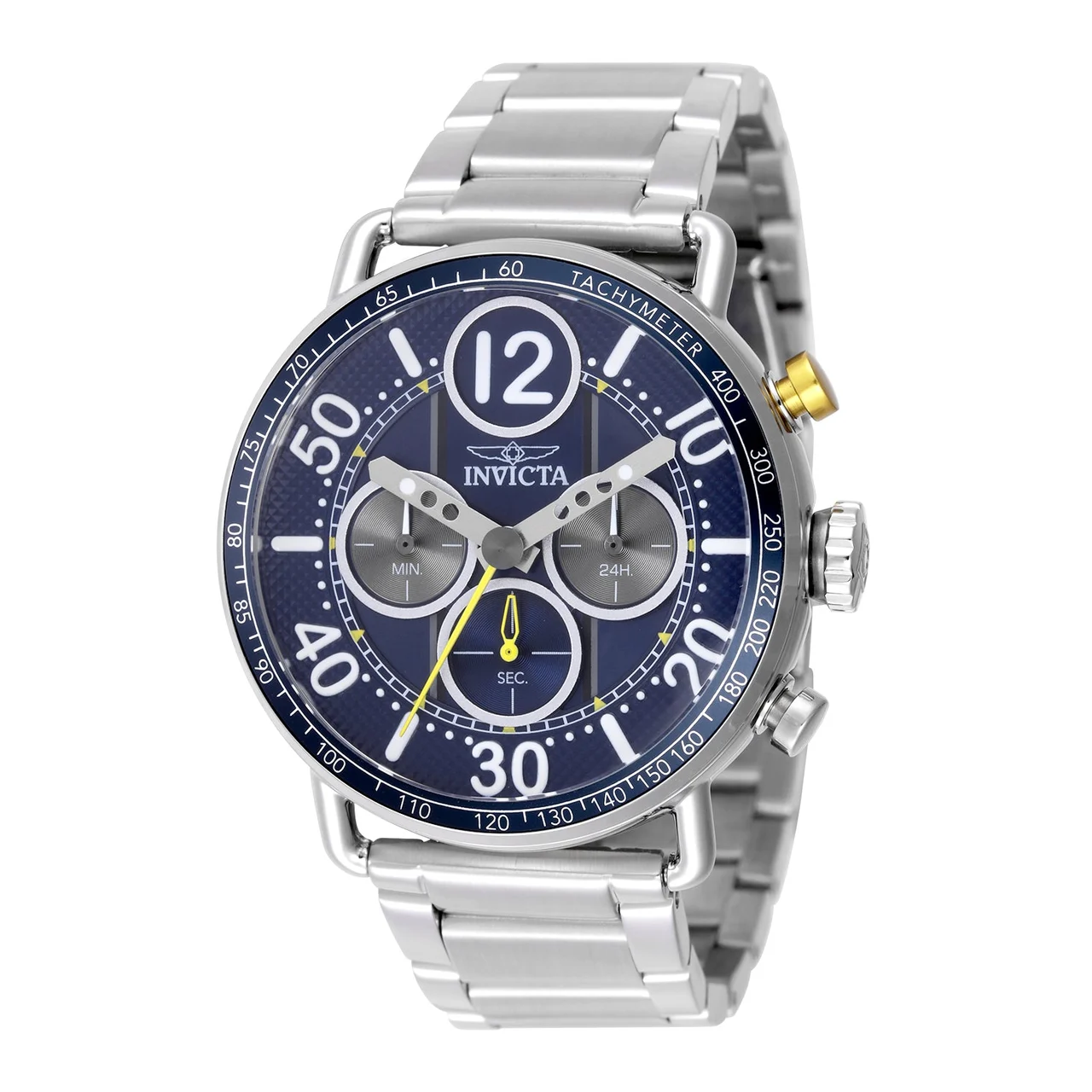 Invicta Speedway Alphagraph Watch - 44mm. Steel (50879) 44 mm kol saati