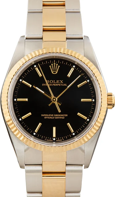 Rolex Oyster Perpetual 14233 Black Dial kol saati